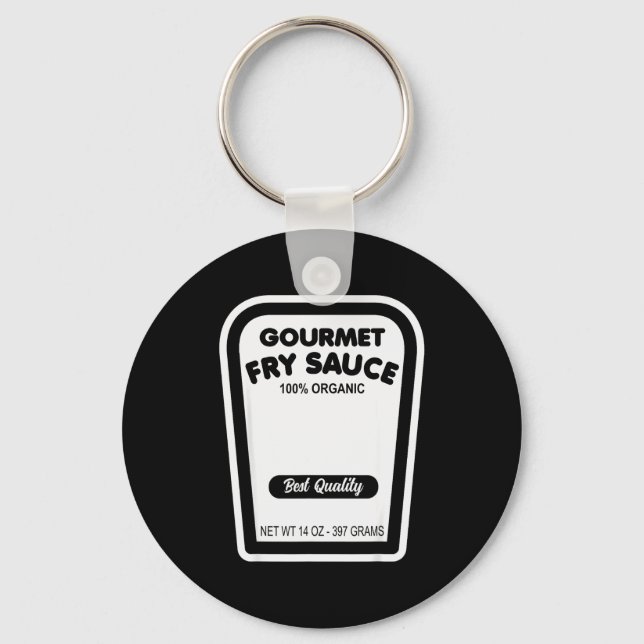 Funny Gourmet Fry Sauce Easy Halloween Group Costu Key Ring (Front)