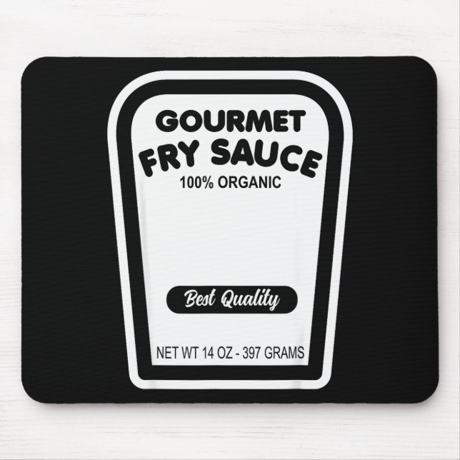 Funny Gourmet Fry Sauce Easy Halloween Group Costu Mouse Pad (Front)
