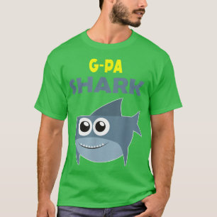 Funny GPa Shark  Fathers Day Birthday Gift Quote  T-Shirt