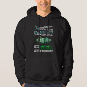 Funny GPS Geocache Wood Outdoor Geocaching Hoodie