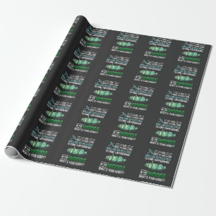 Funny GPS Geocache Wood Outdoor Geocaching Wrapping Paper