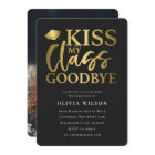 Funny Graduate Typography Graduation Party Photo