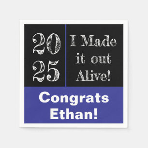 Funny Graduation 2025 Napkin
