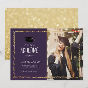 Funny Graduation Announcement