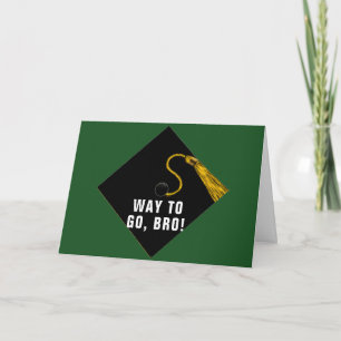 Funny Graduation Brother Card