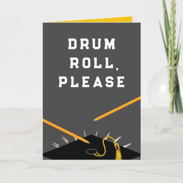 Funny Graduation Card (Front)