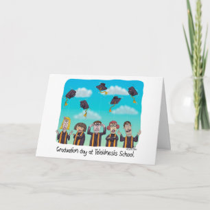 Funny Graduation Card - Telekinesis School