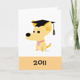 Funny Graduation Dog Card