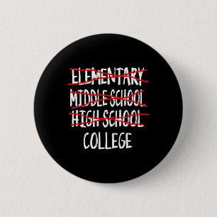 Funny Graduation High School 2025 High School Grad 6 Cm Round Badge