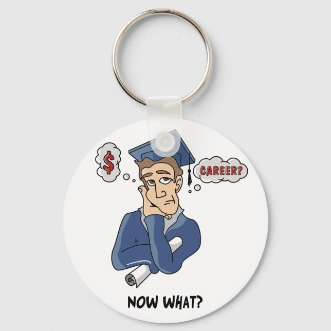 Funny Graduation Key Ring (Front)
