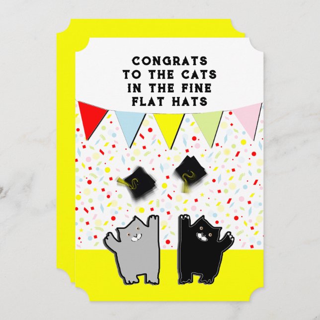 Funny Graduation Party Invites (Front/Back)