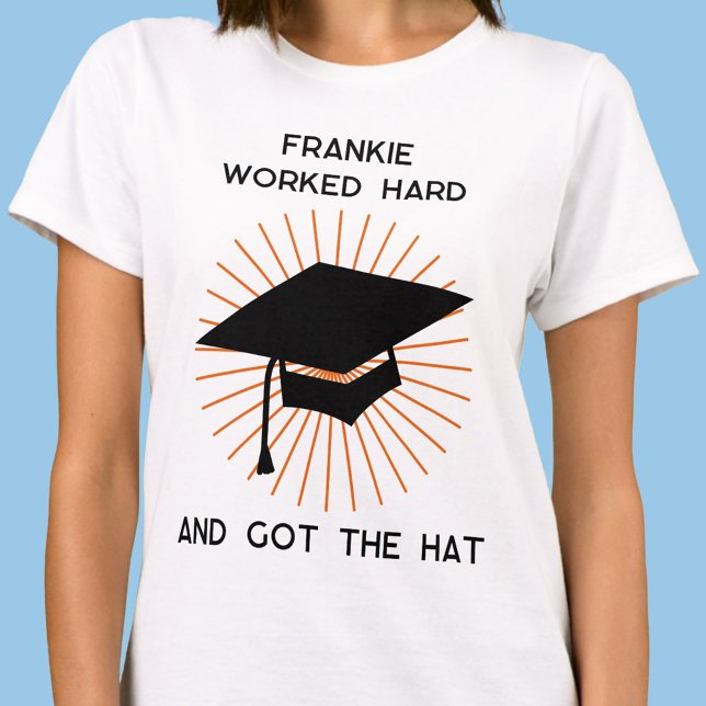 Funny Graduation Personalised T-Shirt (Creator Uploaded)