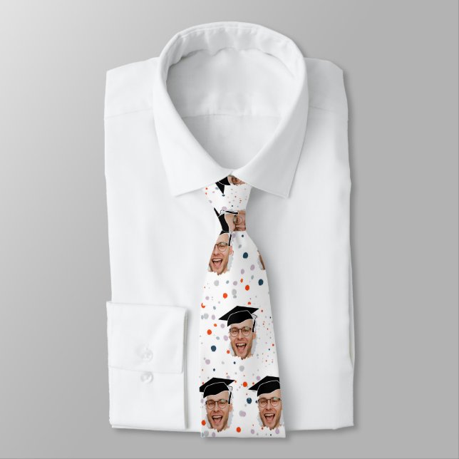 Funny Graduation Photo Tie (Tied)