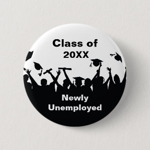 Funny Graduation Pin Buttons