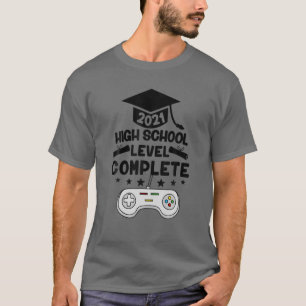 Funny Graduation Senior Gamer Class Of 2021 Gradua T-Shirt