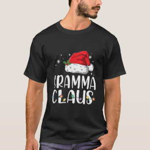Funny Gramma Claus Christmas T-Shirt Pyjamas Santa