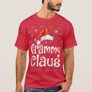 Funny Grammy Claus Christmas Pyjamas Santa Gift T-Shirt