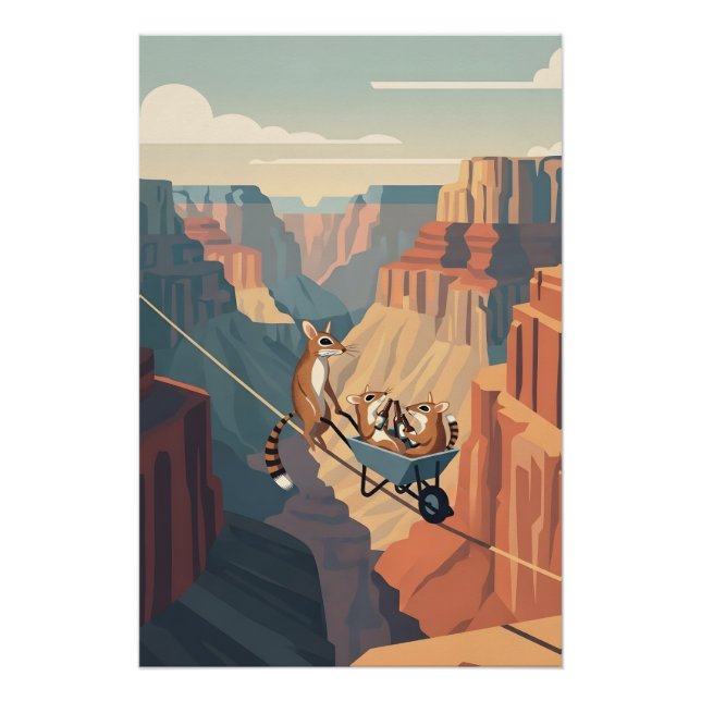 Funny Grand Canyon Poster (Front)