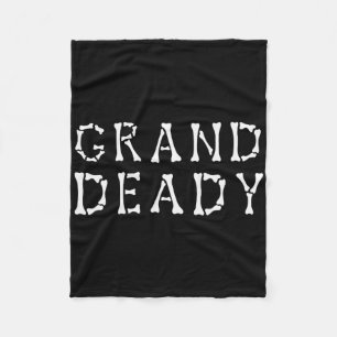 Funny Grand Deady Halloween Mummy Deady Halloween  Fleece Blanket