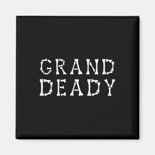 Funny Grand Deady Halloween Mummy Deady Halloween Magnet