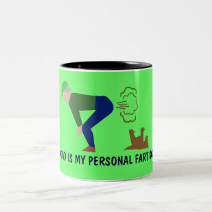 Funny grandad Two-Tone coffee mug