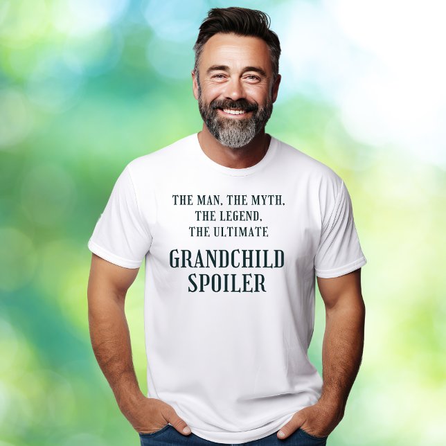 Funny Grandchild Spoiler Father's Day T-Shirt (Creator Uploaded)