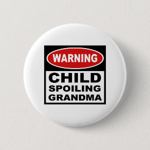 Funny Grandma 6 Cm Round Badge