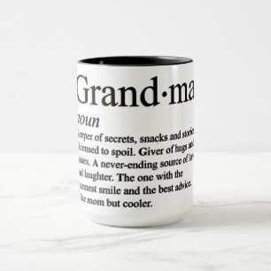 Funny Grandma Definition Mug