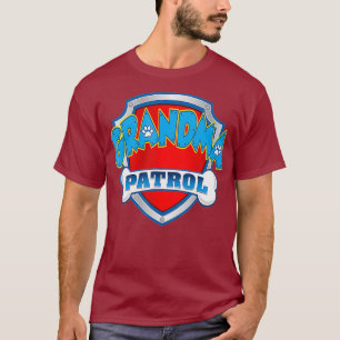 Funny Grandma Patrol  Dog Mum Dad For Men Women T-Shirt