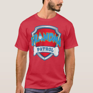 Funny Grandma Patrol Dog Mum, Dad For Men Women T-Shirt