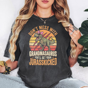 Funny Grandmasaurus T-Rex Jurasskicked Grandma T-Shirt