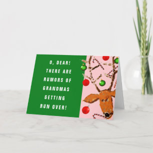 Funny Grandmother Christmas Card