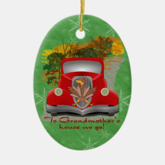 Funny Grandmother's House Holiday Ornament