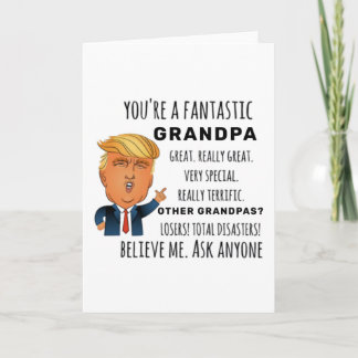 Funny Grandpa Birthday Best Gift Card