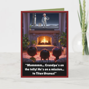 Funny Grandpa Christmas Card