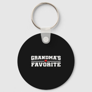 Funny Grandparent Favorite Granhild  Key Ring