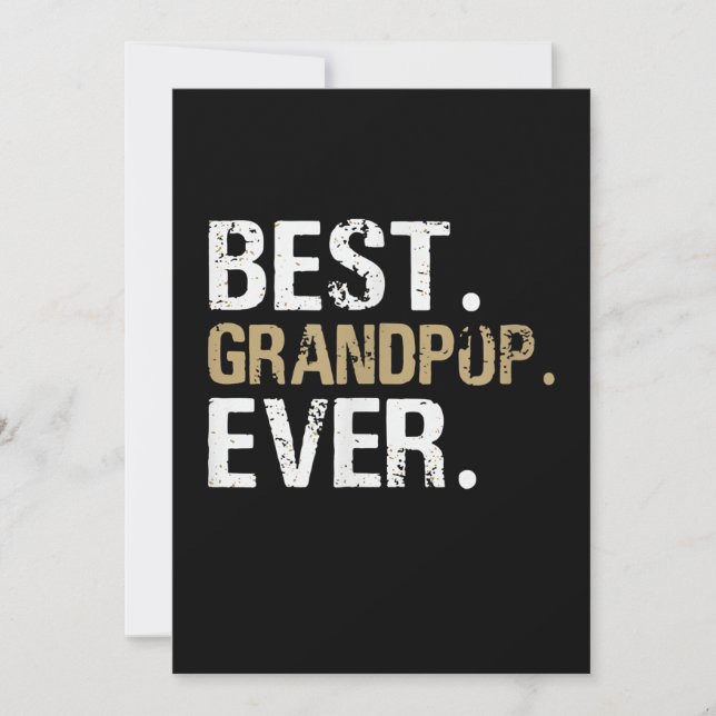 Funny Grandson | Best Grandpop Ever (Front)