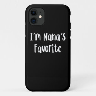 Funny Grandson I'm Nana's Favourite Case-Mate iPhone Case