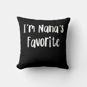 Funny Grandson I'm Nana's Favourite Cushion