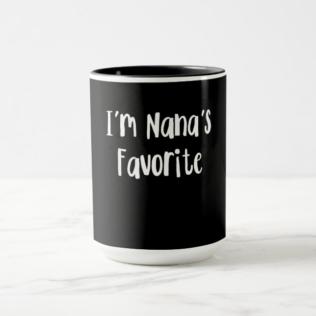 Funny Grandson | I'm Nana's Favourite Mug (Center)