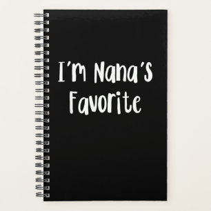 Funny Grandson I'm Nana's Favourite Planner