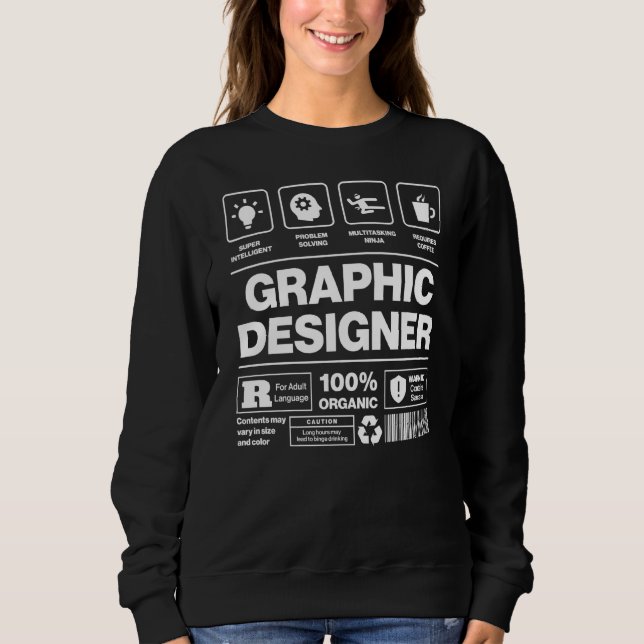 Funny Graphic Designer T Shirt (Front)