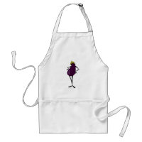 FUNNY GRAPHIC EGGPLANT LADY STANDARD APRON