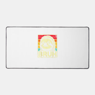 Funny Graphic Meme Sloth Bruh for Boys Girls Men W Desk Mat