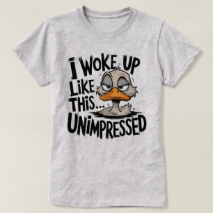 Funny Graphic T-Shirt – Funny Duck Humour Quote
