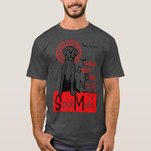 Funny Great Dane Owner Gift Great Dane Art T-Shirt