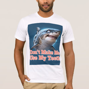 Funny Great White Shark Design  T-Shirt