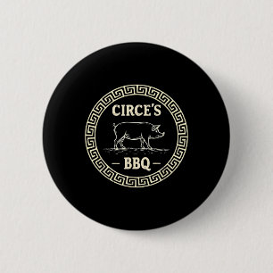 Funny Greek Mythology Circe's Bbq Odyssey 6 Cm Round Badge