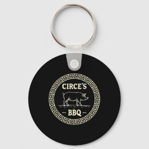 Funny Greek Mythology Circe's Bbq Odyssey  Key Ring