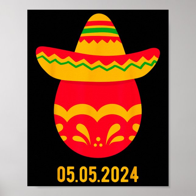 Funny Greek Orthodox Easter Egg Greek Easter Cinco Poster (Front)